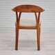 Fauteuil, bois de teck, laine