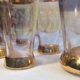 Service of 6 glasses with carafe