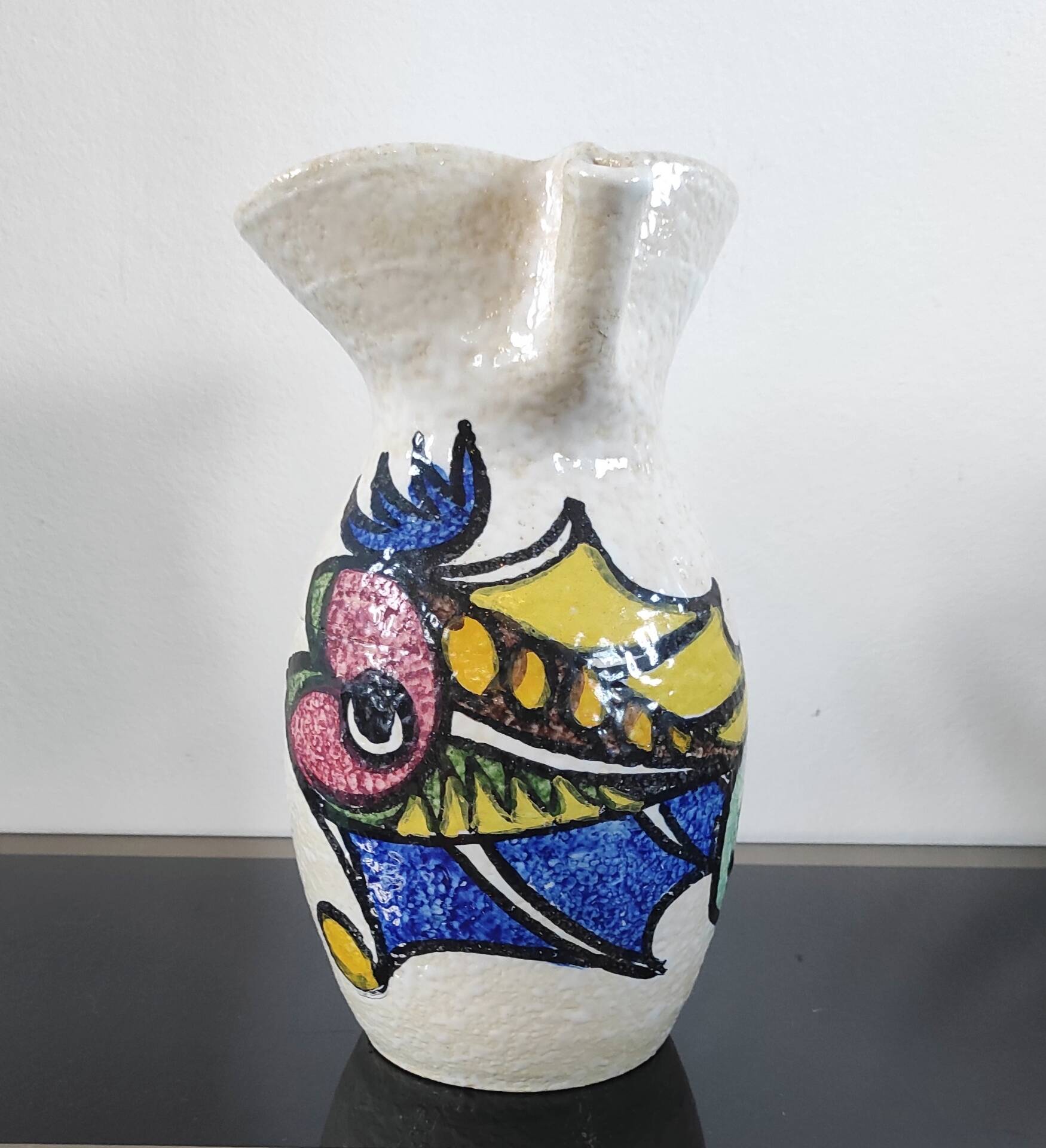 Vintage Vallauris ceramic jug