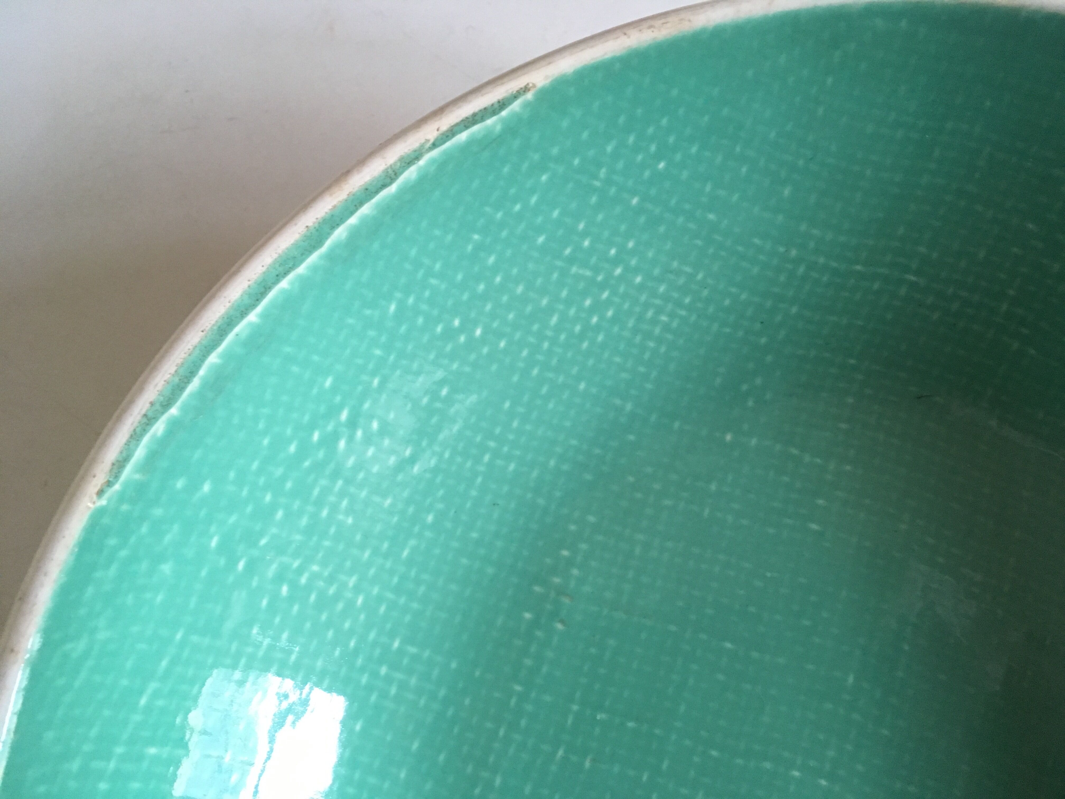 deep dish or bowl Deauville ceramic of Salins, 60 s