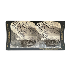 Photographie ancienne stereo, stereograph,