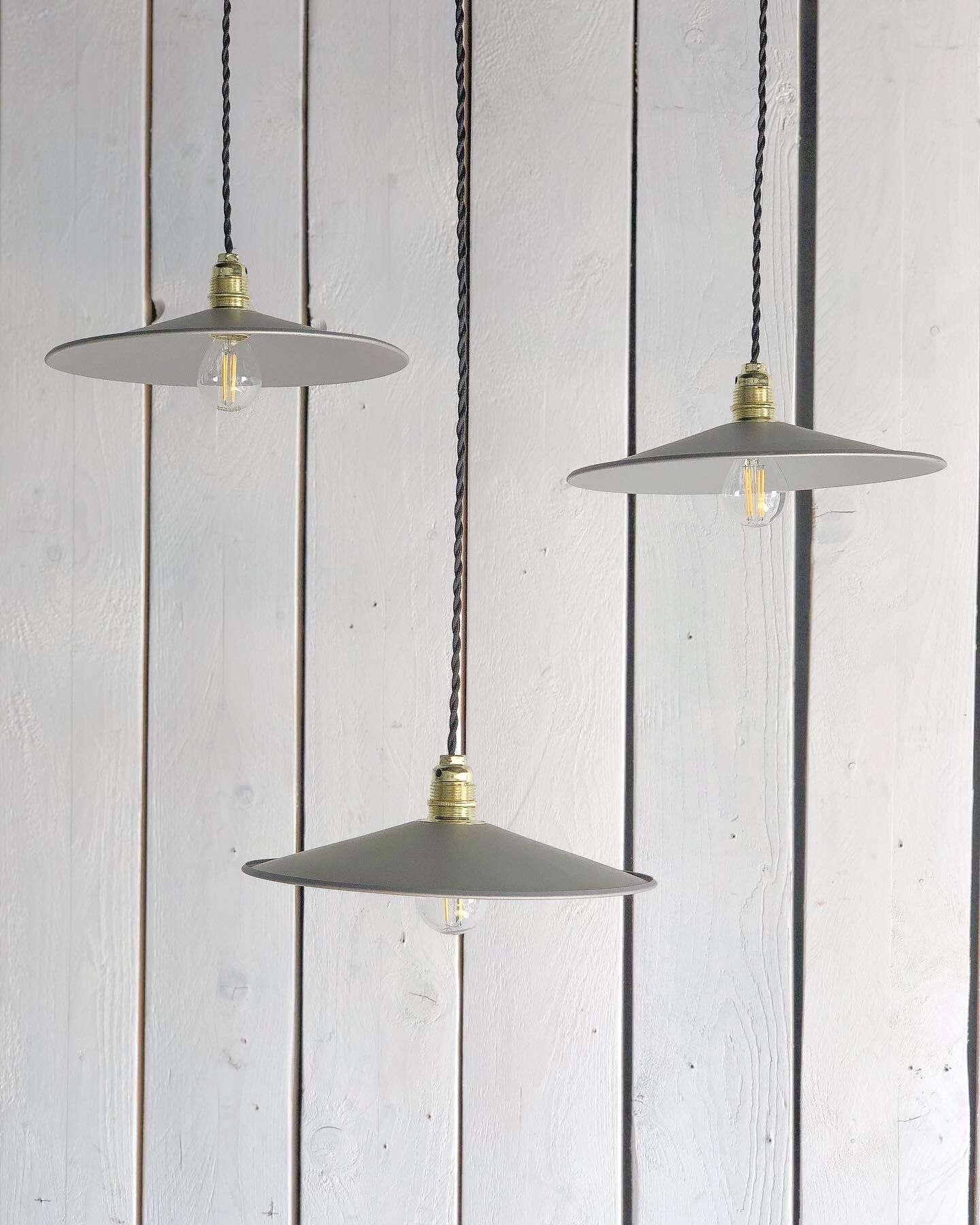 Grey military suspension lamp