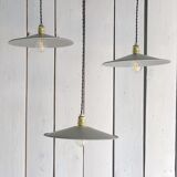 Grey military suspension lamp