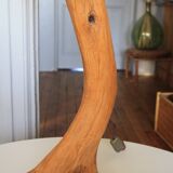 Lampe bois d'olivier et nacre