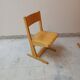 Vintage child school office chair casala