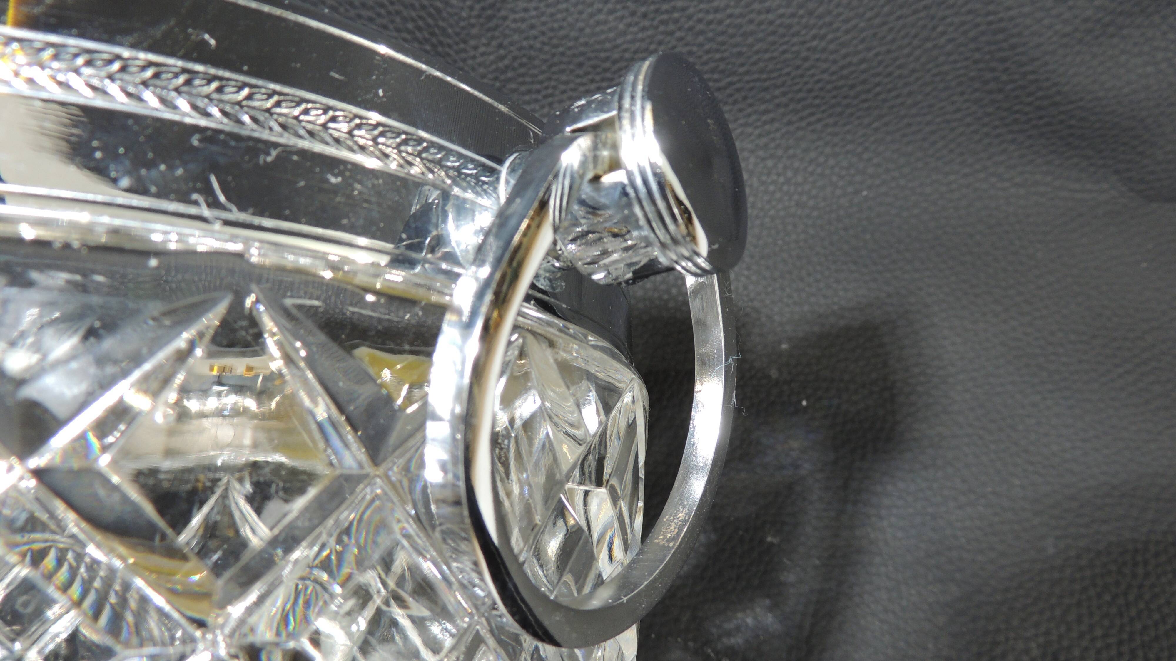 Champagne bucket cut glass