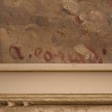 Landscape painting signed A. Corradi, 1950s