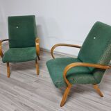 Fauteuils vintage par Jaroslav Smidek, années 1960