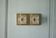 Peill & Putzler wall light, vintage, brass and thick glass wall sconce.