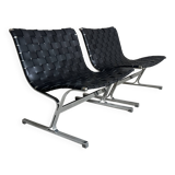 Chauffeuse PLR1 Luar par Ross Littell pour ICF De Padova, Italie années 1960