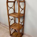 Vintage rattan shelf