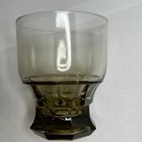 5 verres couleur verre fumé