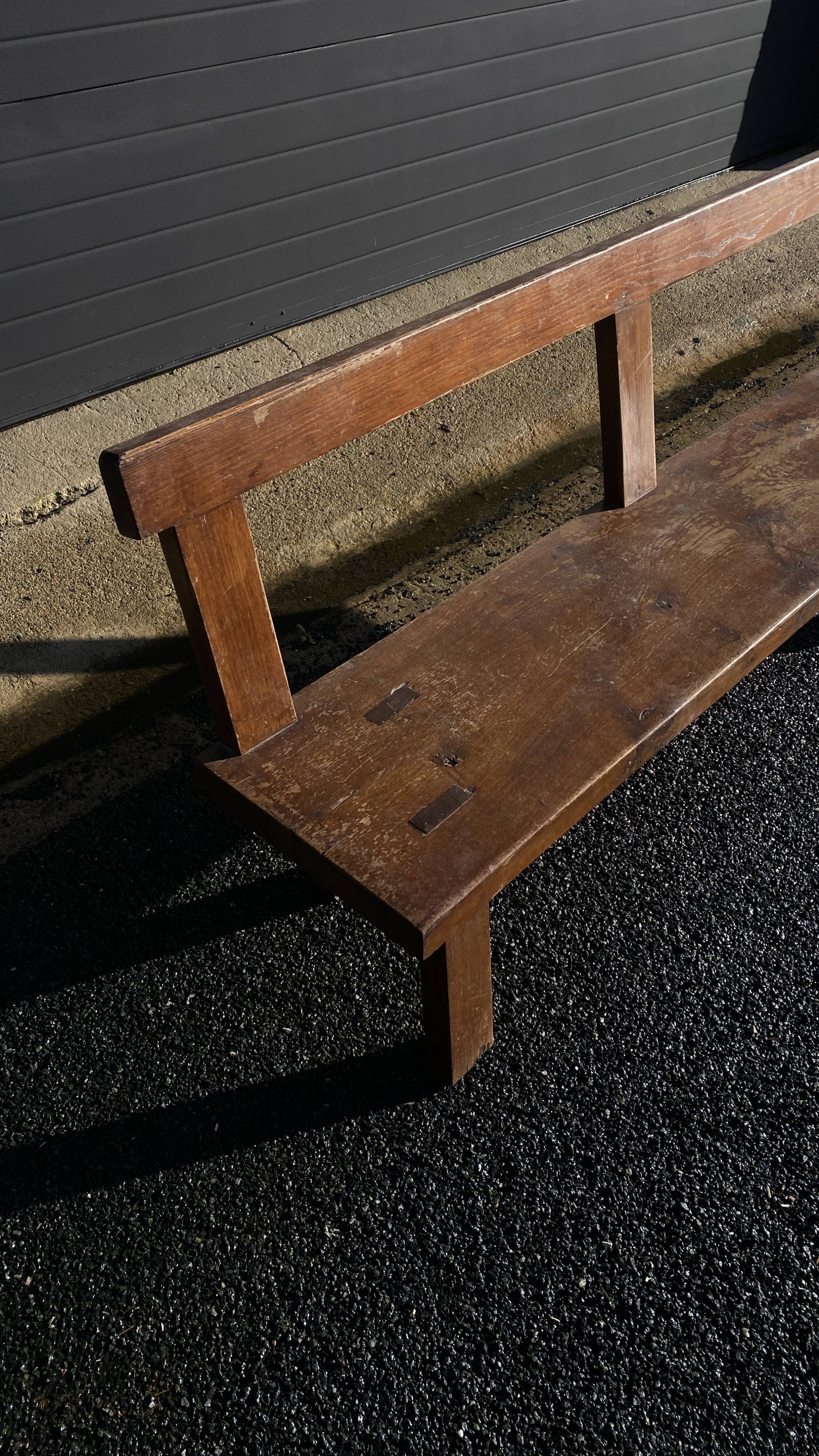 Old wooden bench