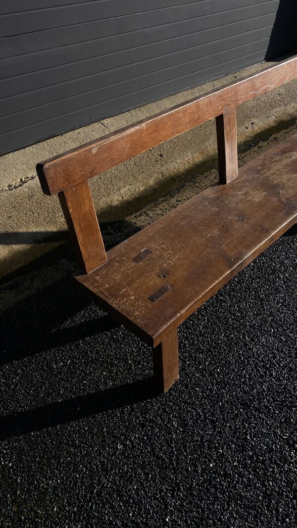 Banc bois ancien