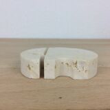 Fratelli Mannelli elephant paper press in travertine