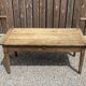 Solid oak farmhouse table with 2 drawers.