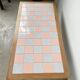Table basse carrelage années 50