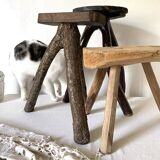 Brutalist tripod stool