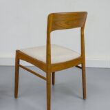 Teak and Bouclé Dining Chairs from Korup Stolefabrik, 1960s, Set of 4