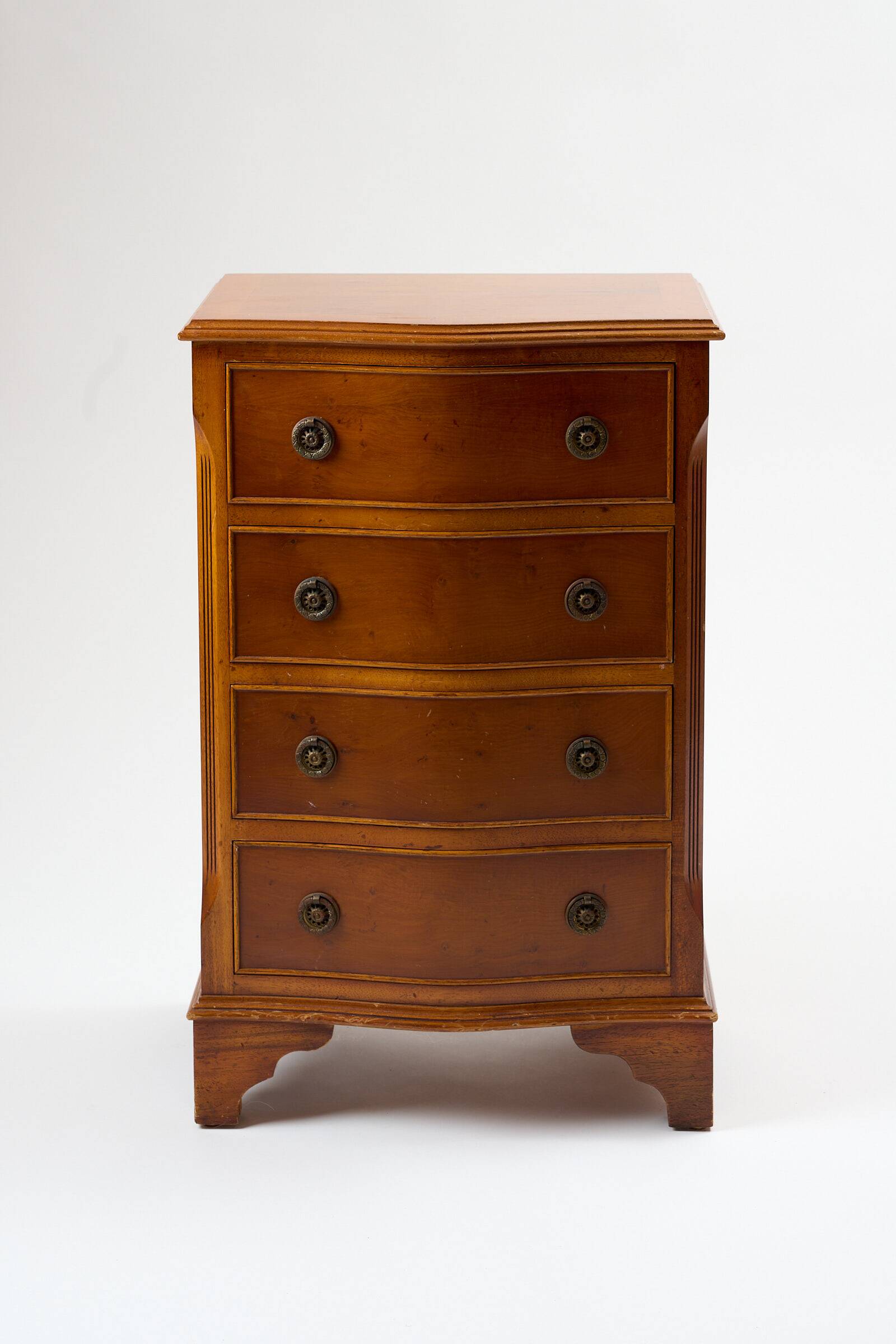 Original English cherry chest of drawers Burton Reproductions Limited