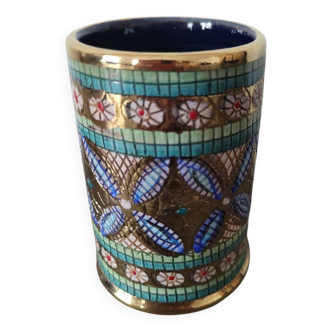 Deruta - Small Mosaic Ceramic Pot