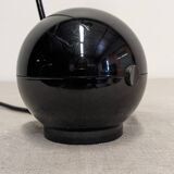 Black arc desk lamp, 70s-80s