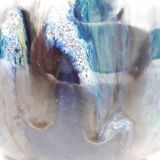 Signed stoneware vase