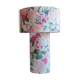 Floral fabric table lamp