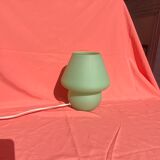 Glass mushroom lamp