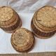 3 rattan pot covers