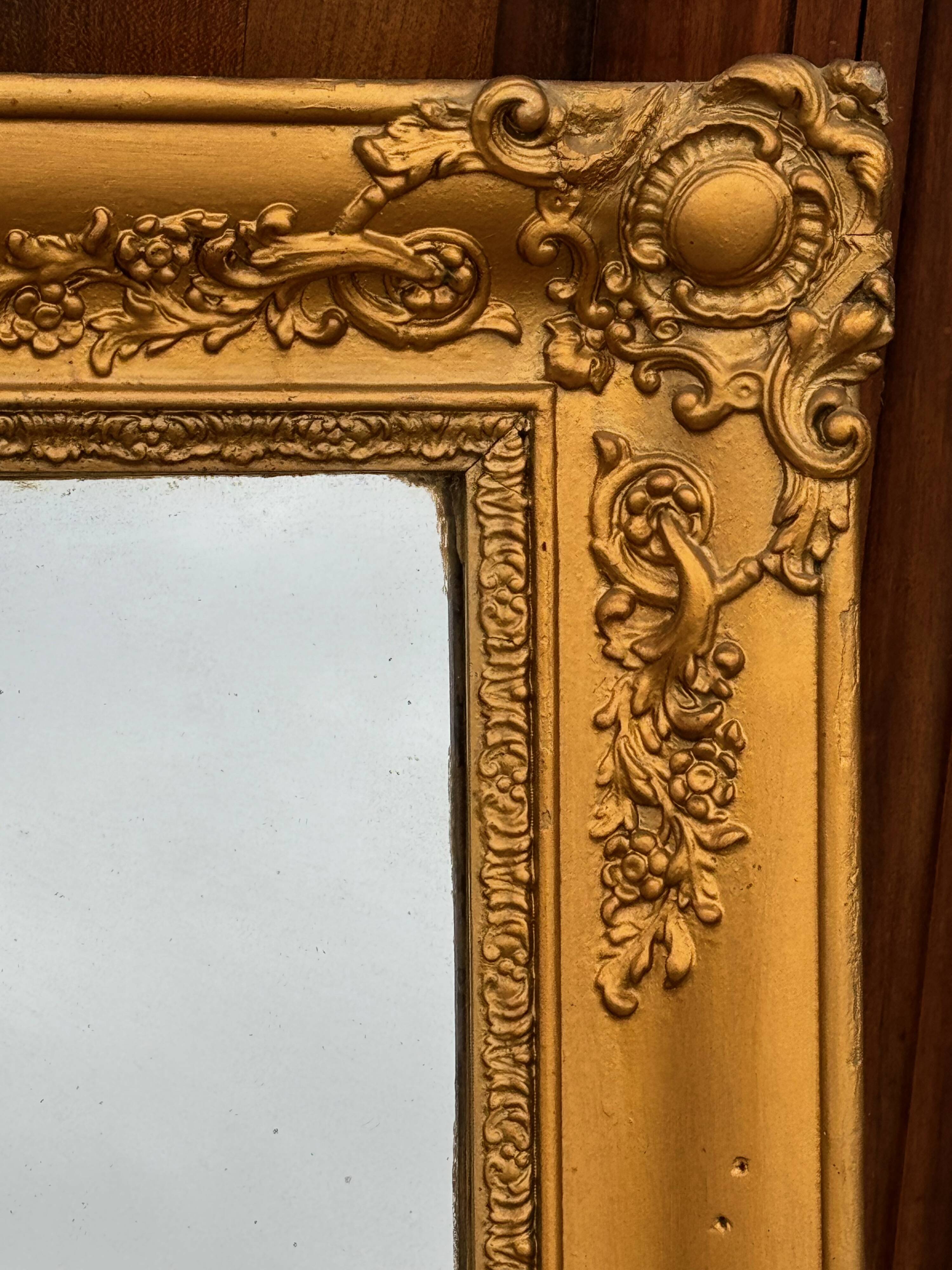 Painted mirror 112x89 cm