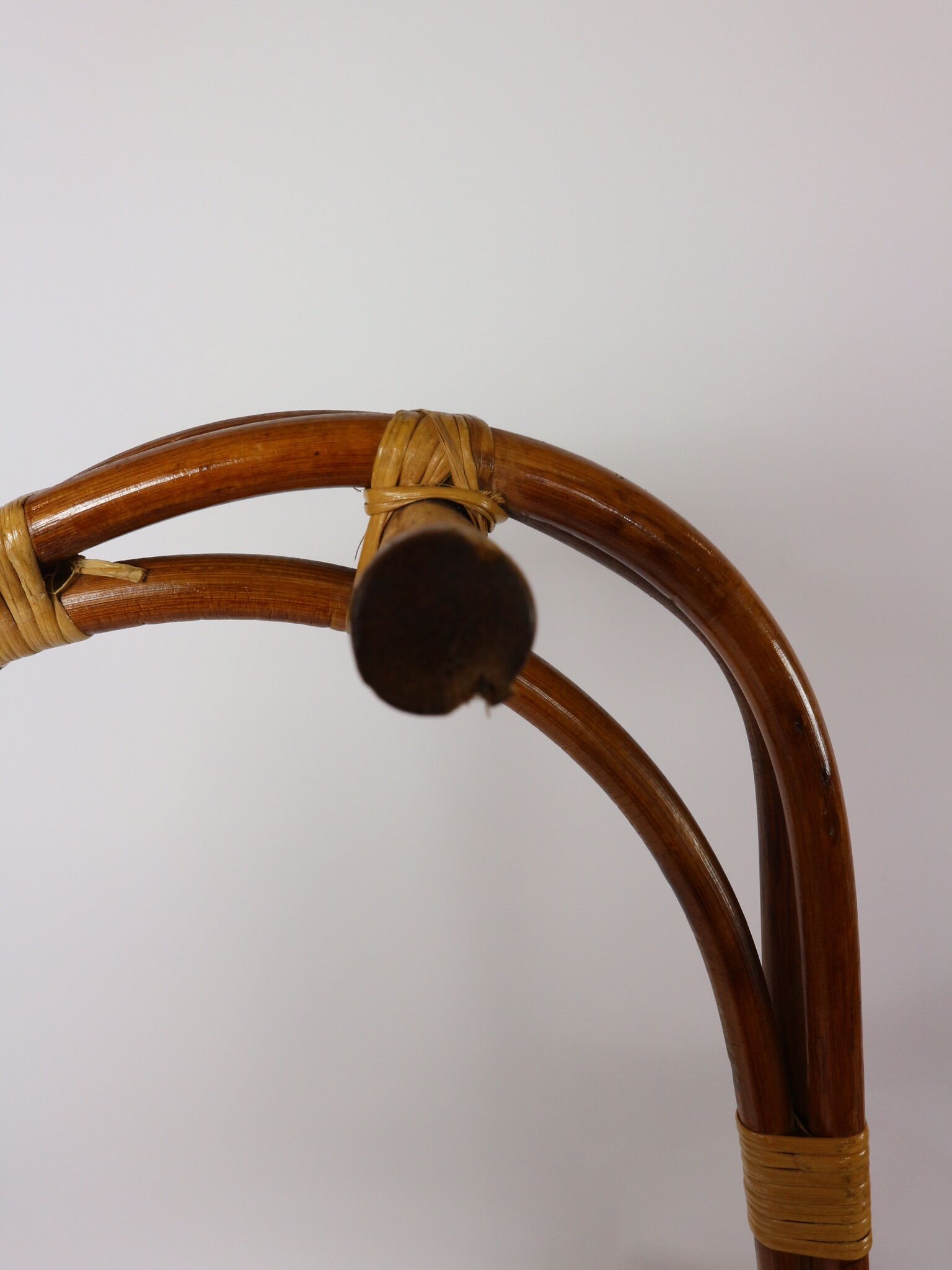 Rattan rocking horse, vintage