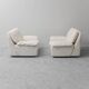 Pair of Bonheur armchairs by Ammannati and Giampiero Vitelli for Brunati, 1970s, vintage
