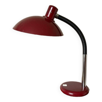 Large burgundy Targetti desk lamp