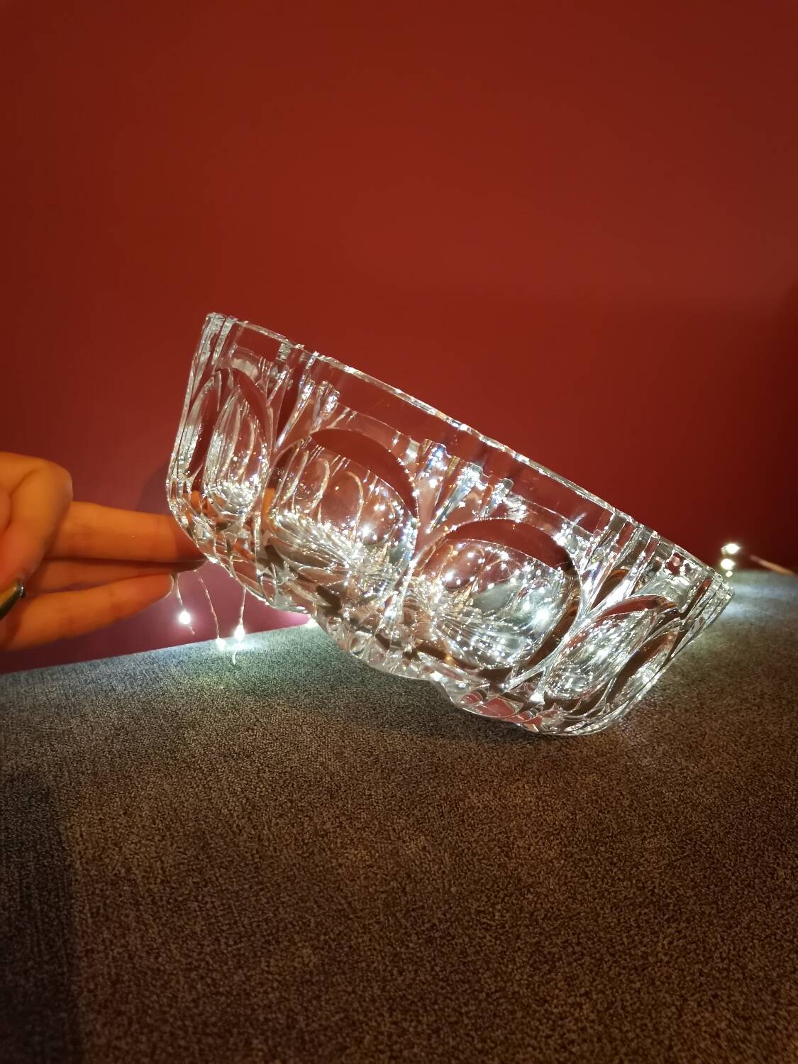 Crystal Salad Bowl