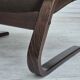 Années 1970, design scandinave, chaise longue, d'origine très bon état, cuir marron.