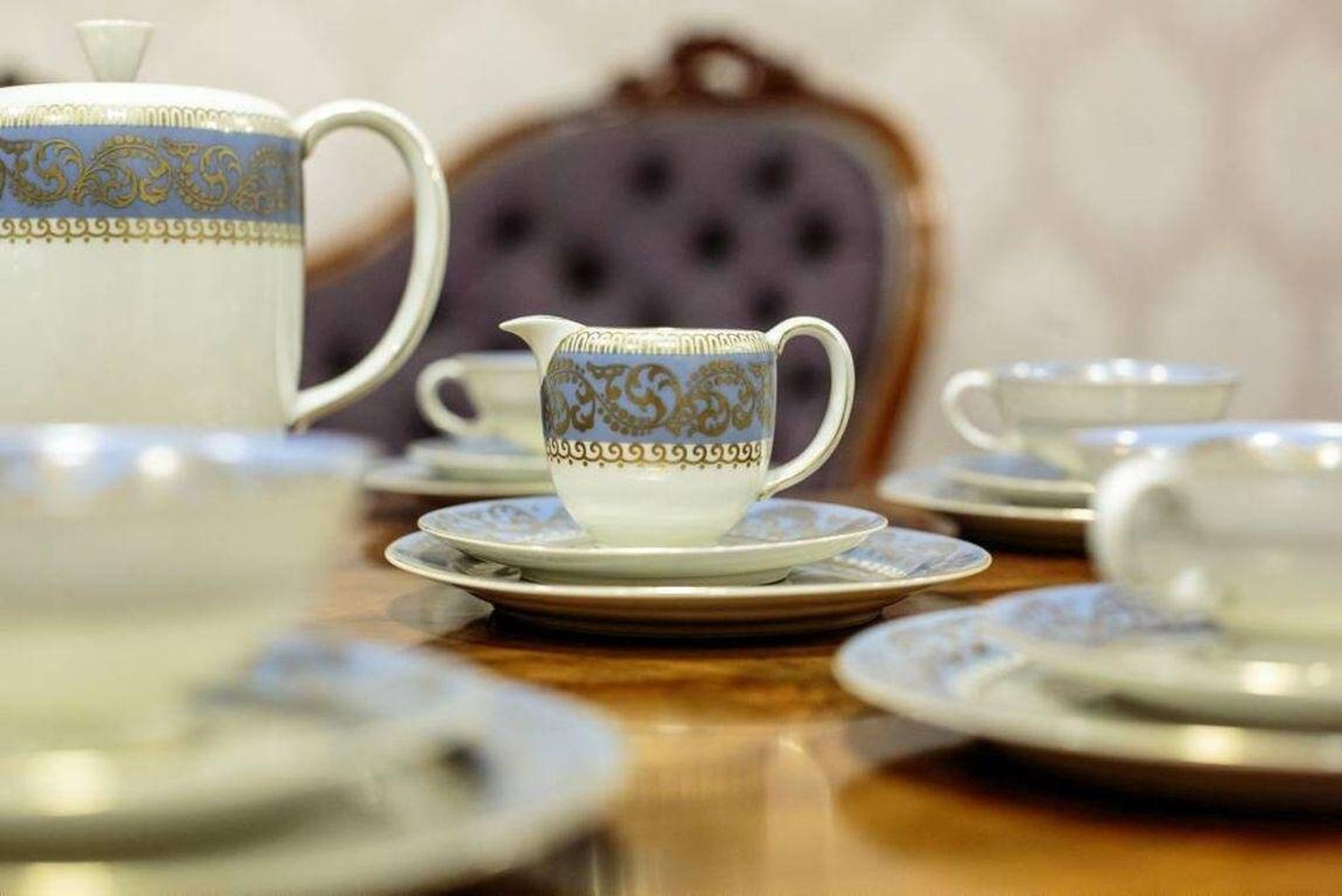 Vintage Porcelain Tea Service, 1950s