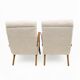 Attribute to Paolo Buffa Mid-century Modern Italian Bouclè Armchairs, Pair