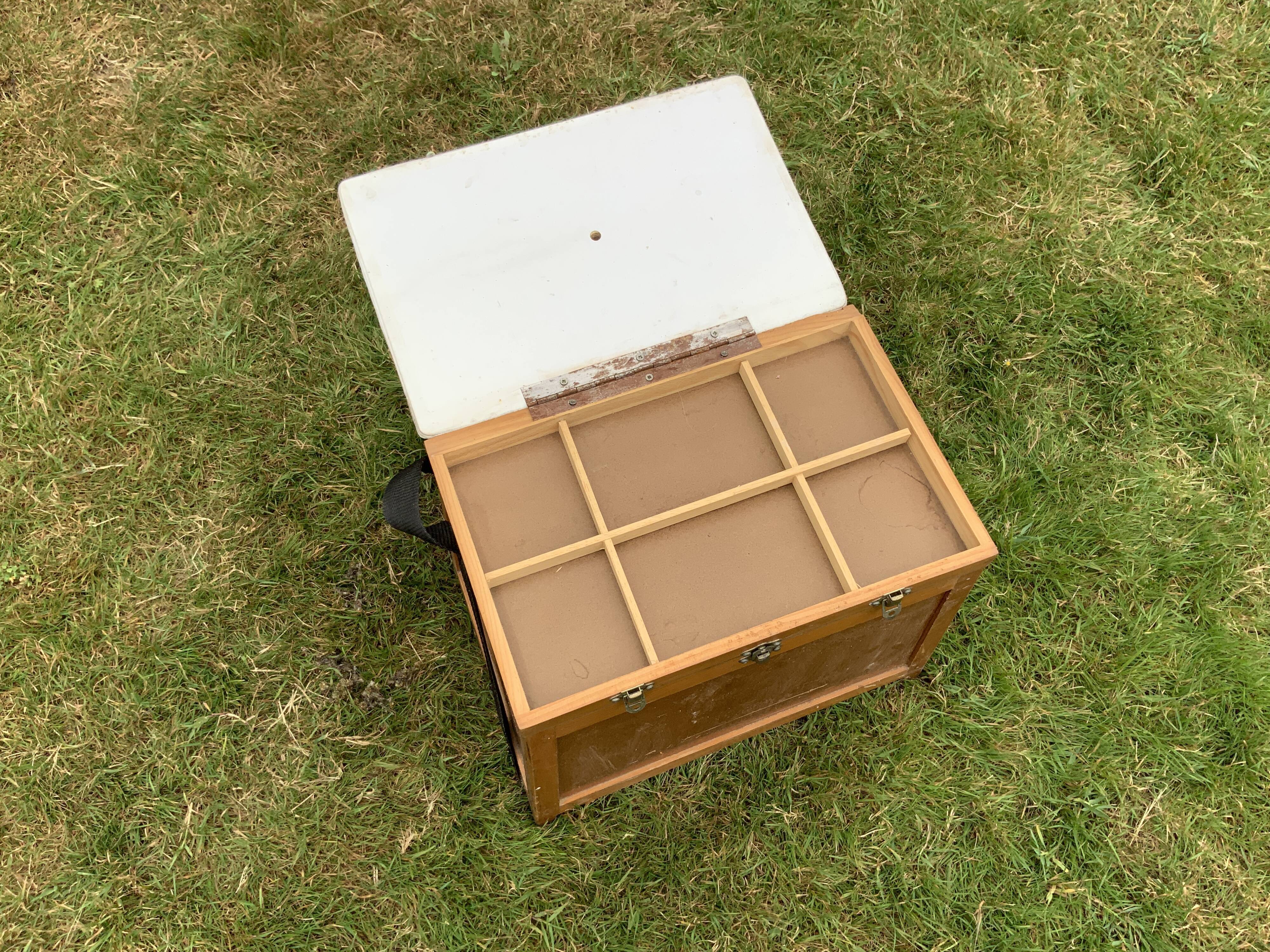 Fishing box with stool