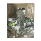 Painting acrylic painting on canvas