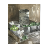 Painting acrylic painting on canvas