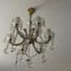 Antique Murano 5-branch tassel chandelier