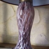 Lampe en verre de Murano améthyste