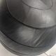 Black leather ottoman by Edwin and Niekel Taco for Leolux 90