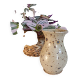 Pyrite stoneware vase