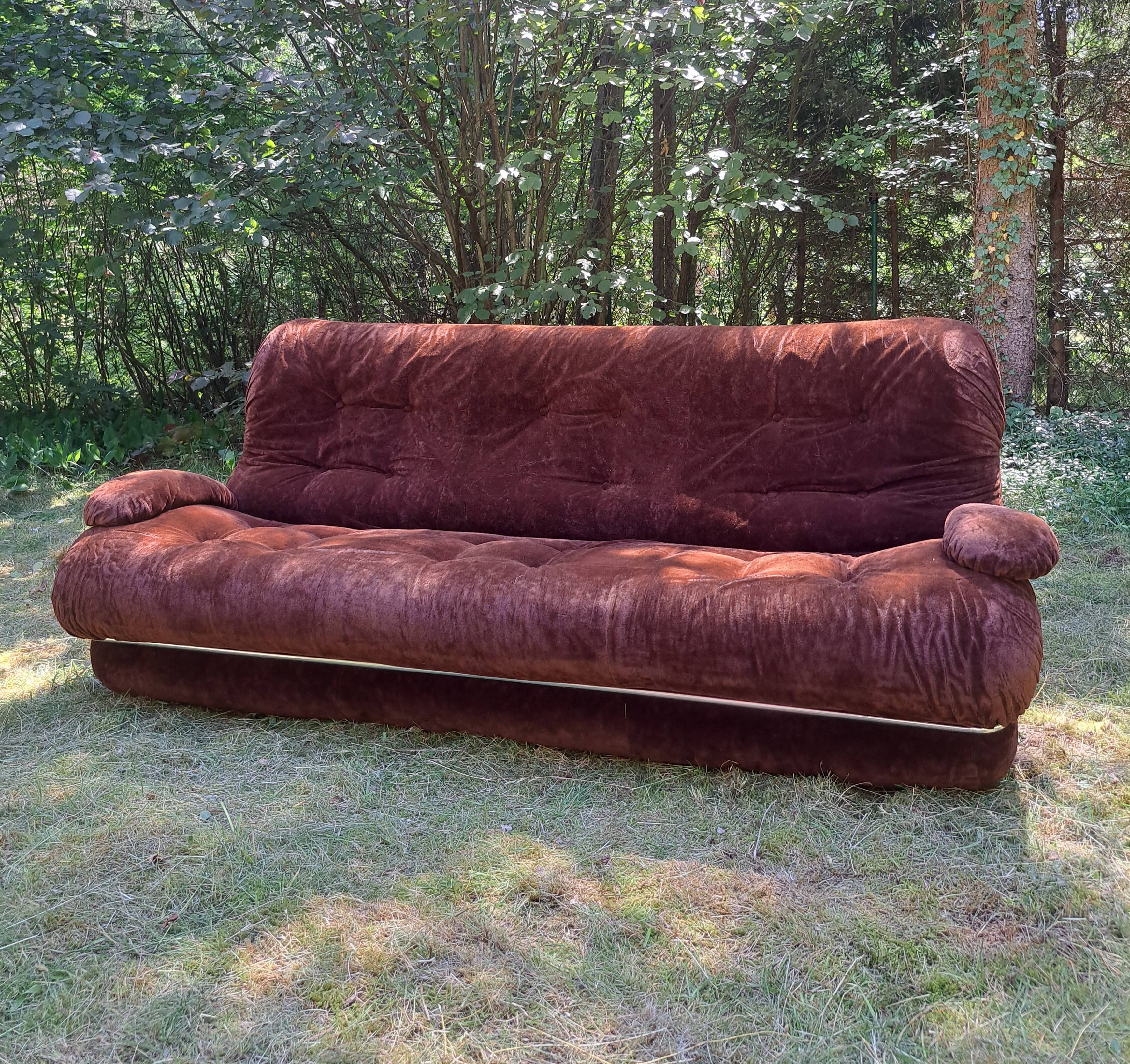 Italian 3-seater sofa by IPE, 1970s