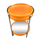 Desserte orange pop des années 1970