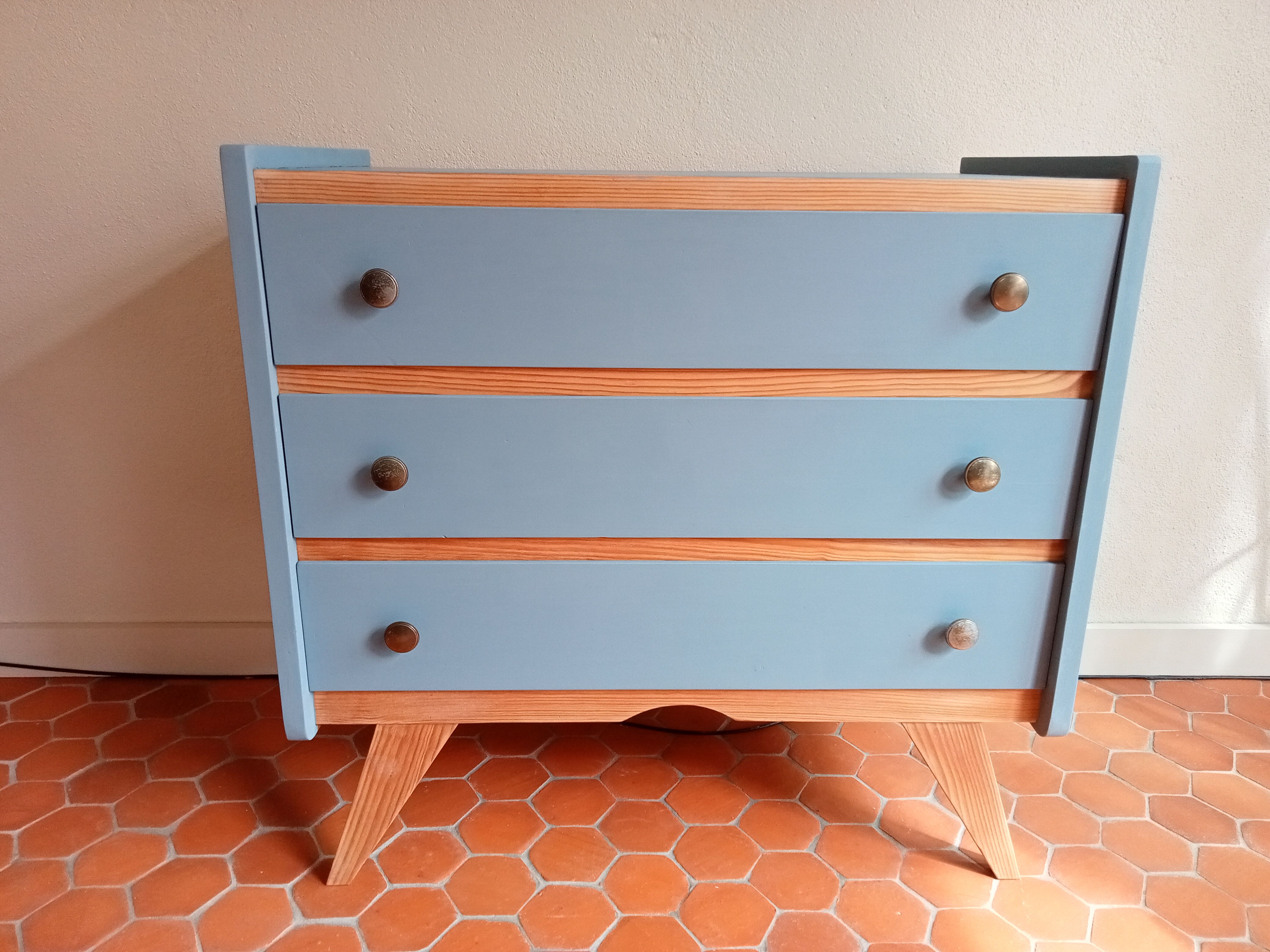 Restyled vintage chest of drawers