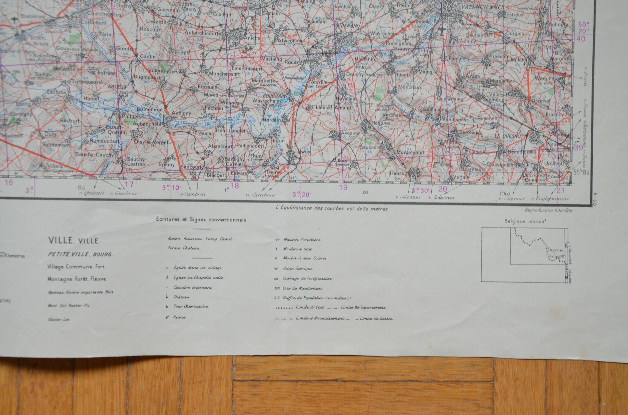 Carte n°4 Lille édition de l'armée