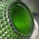 Empoli olive green bottle vase with diamond point - 39 cm